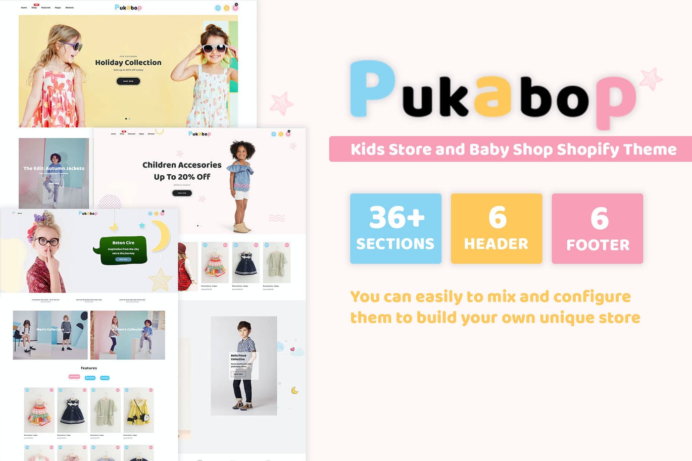 Pukabop – 孩子和婴儿商店Shopify主题