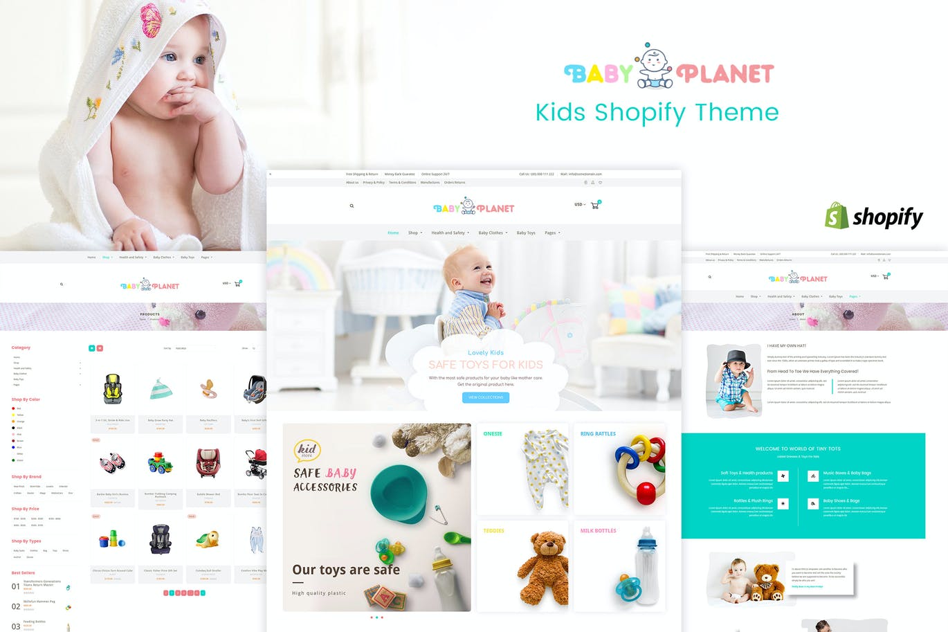 Baby Planet | 儿童玩具和响应式Shopify主题