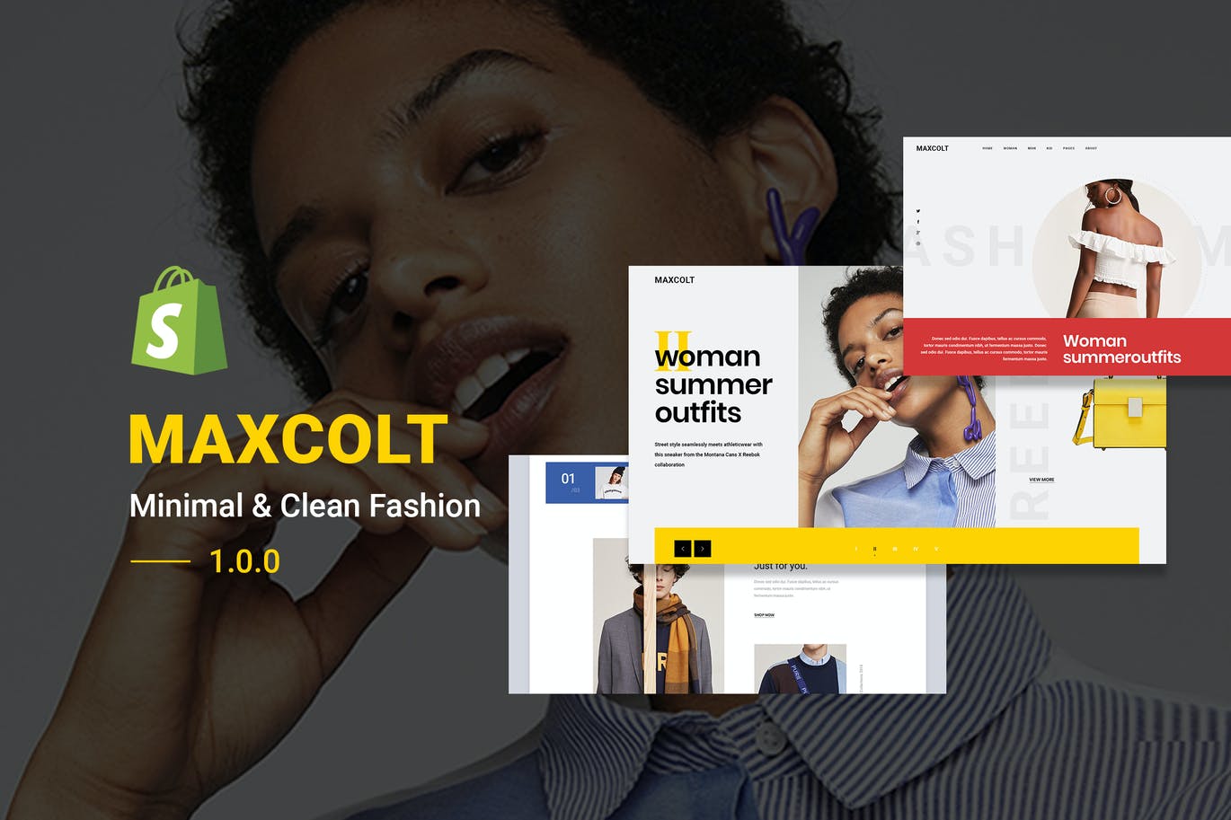 MAXCOLT | 最小和干净的时尚Shopify主题