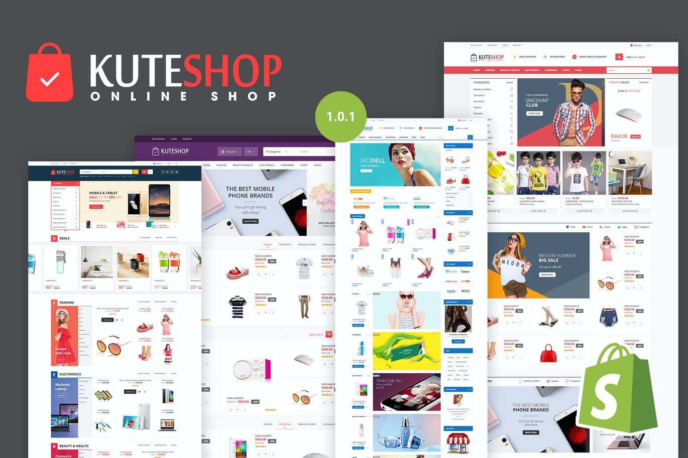 KuteShop | |超级市场响应Shopify主题