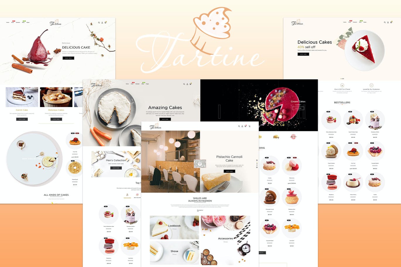 Tartine -蛋糕和面包店响应式Shopify主题