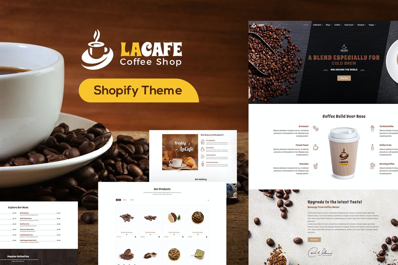 LaCafe – 咖啡店Shopify商店