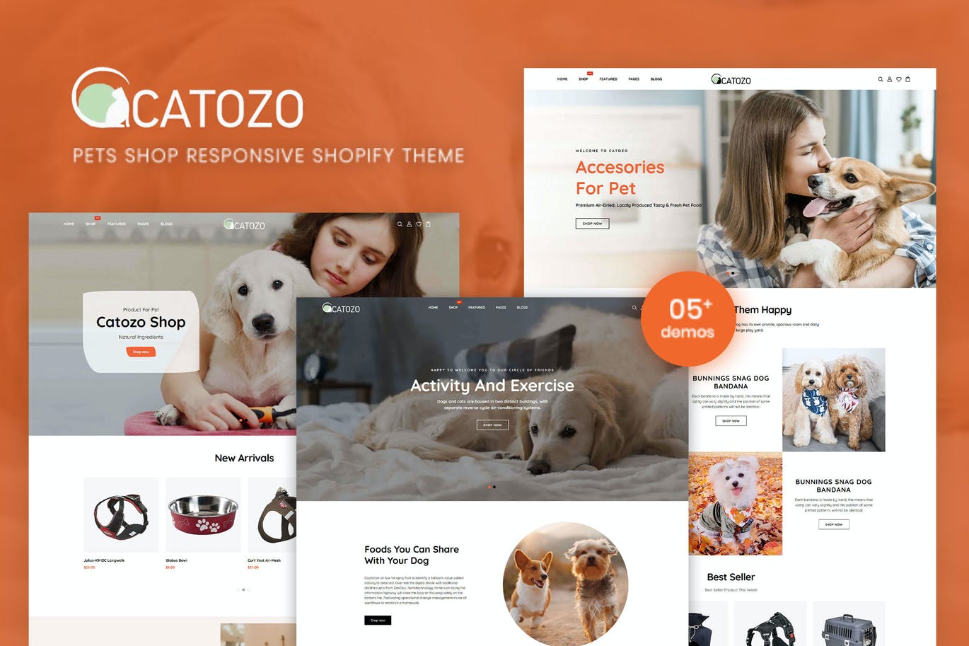 Catozo – 宠物店响应式Shopify主题