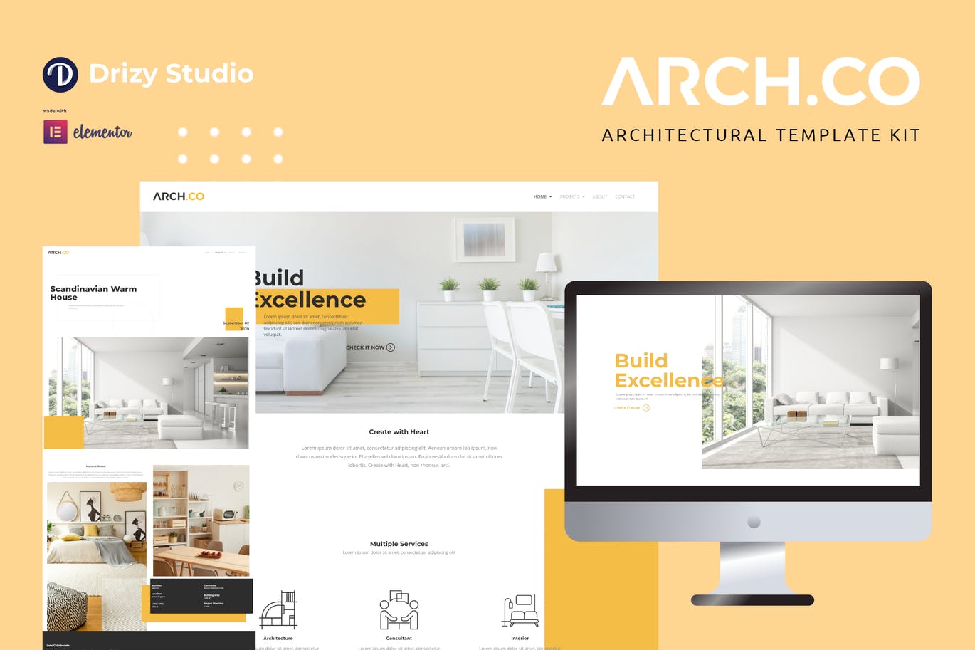 Archco – 建筑 Elementor Template Kit