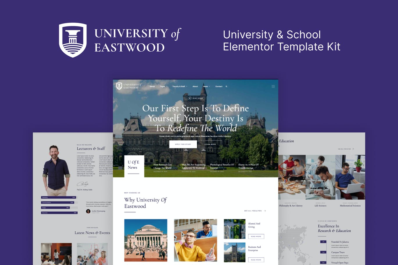Eastwood – 大学和学校 Elementor Template Kit