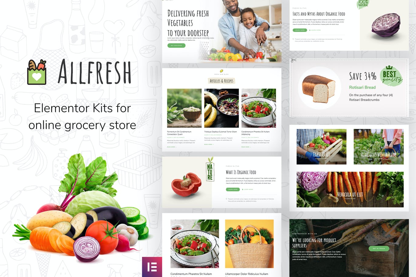 Allfresh – 杂货店WooCommerce模板工具包