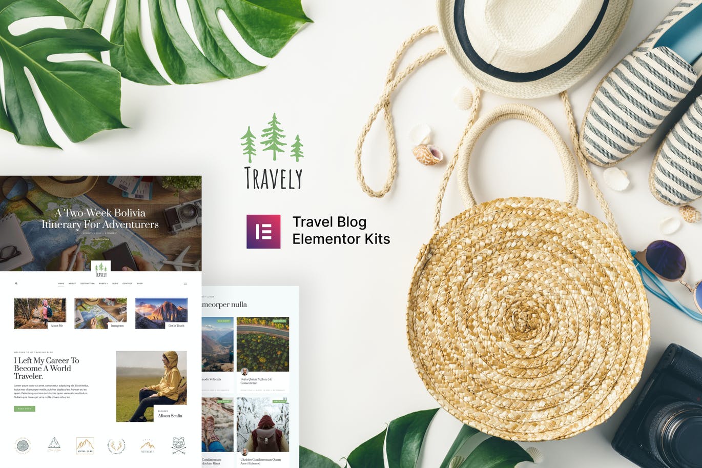 Travely – 旅游博客模板工具包