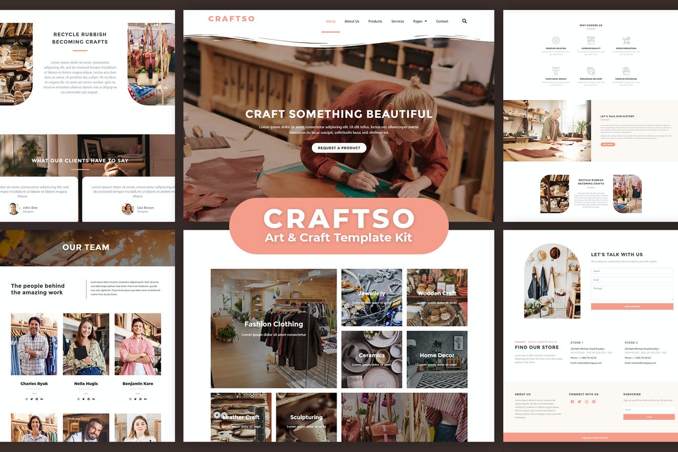 Craftso – 制作Elementor模板工具包