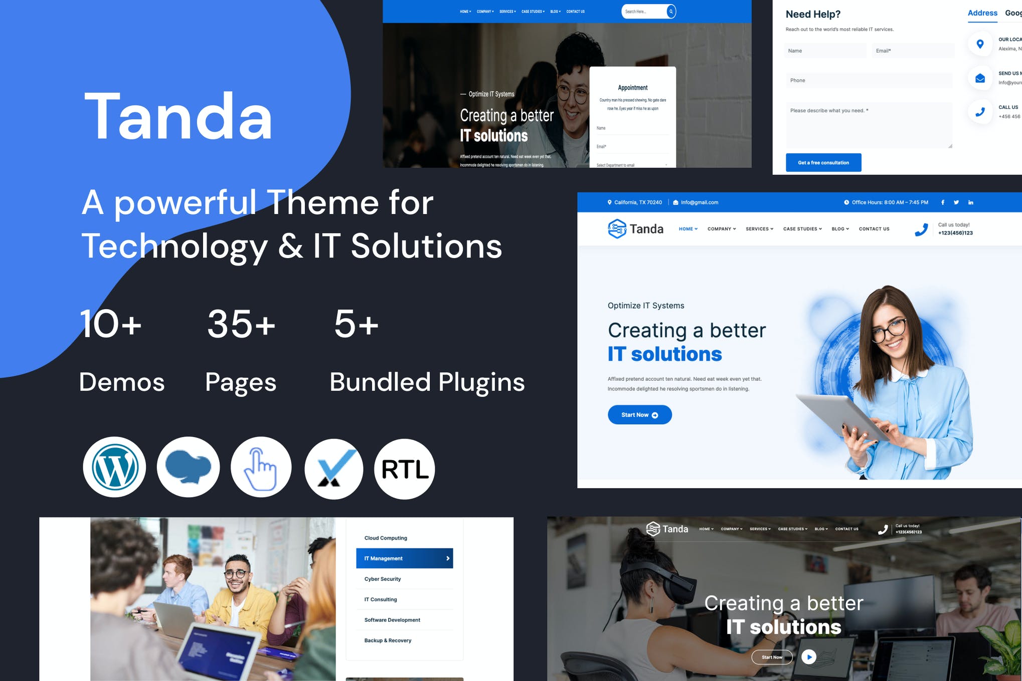 Tanda-技术和IT解决方案WordPress