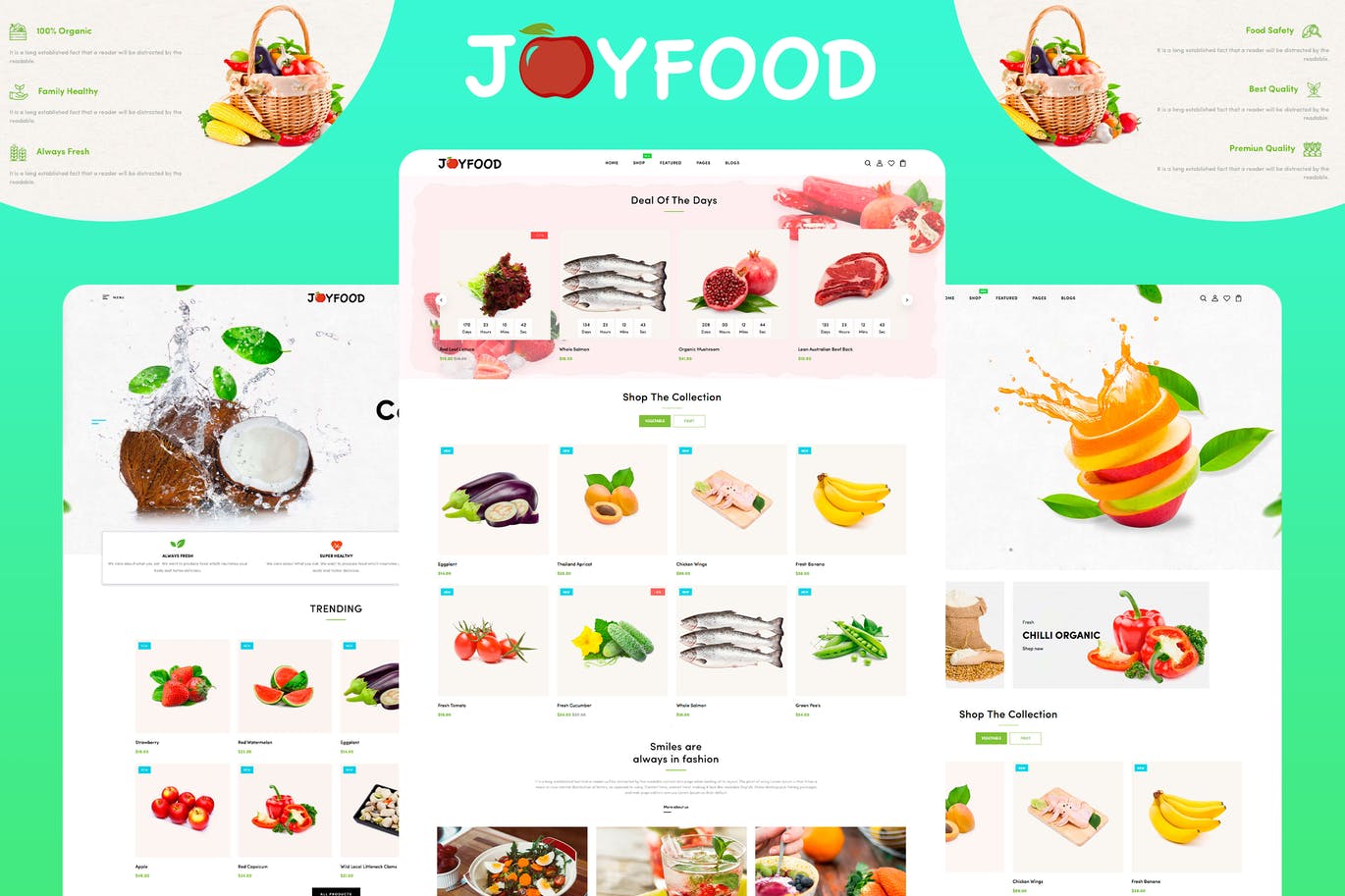 JoyFood – 食品超市Shopify主题