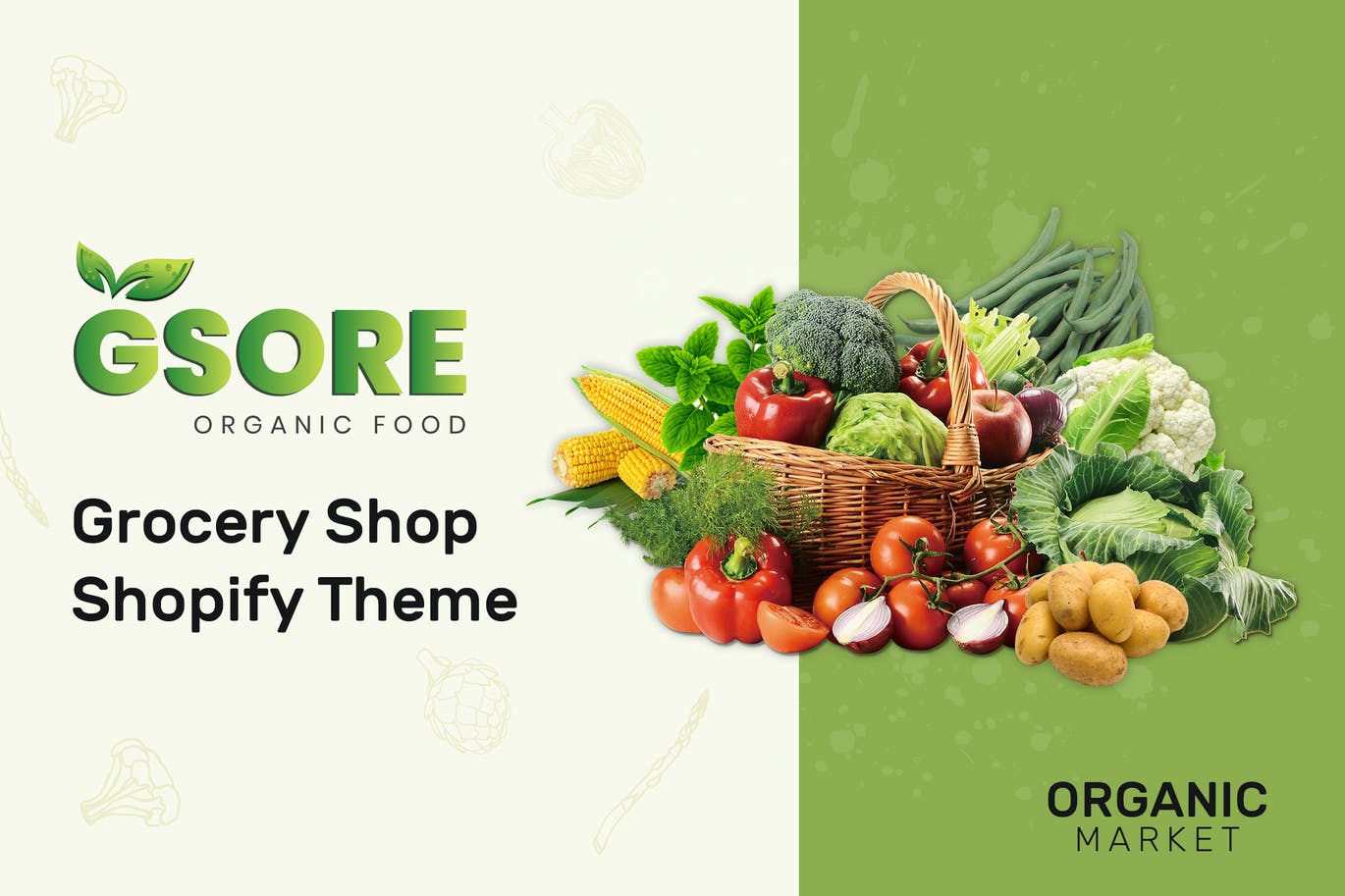Gsore – 杂货店和有机食品店Shopify主题