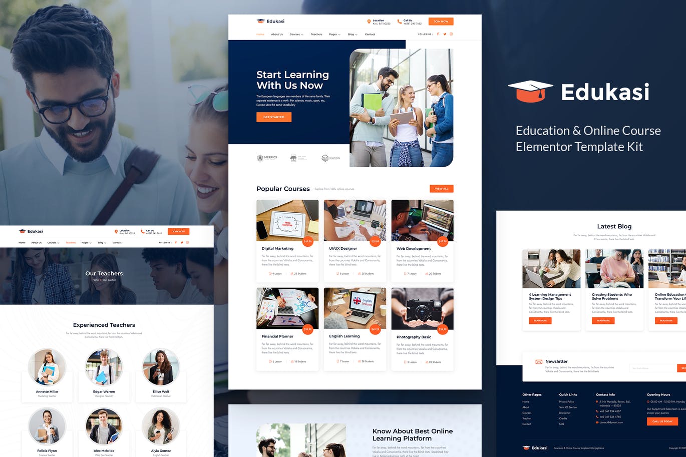 Edukasi – 教育和在线课程 Elementor Template Kit-myforexstore