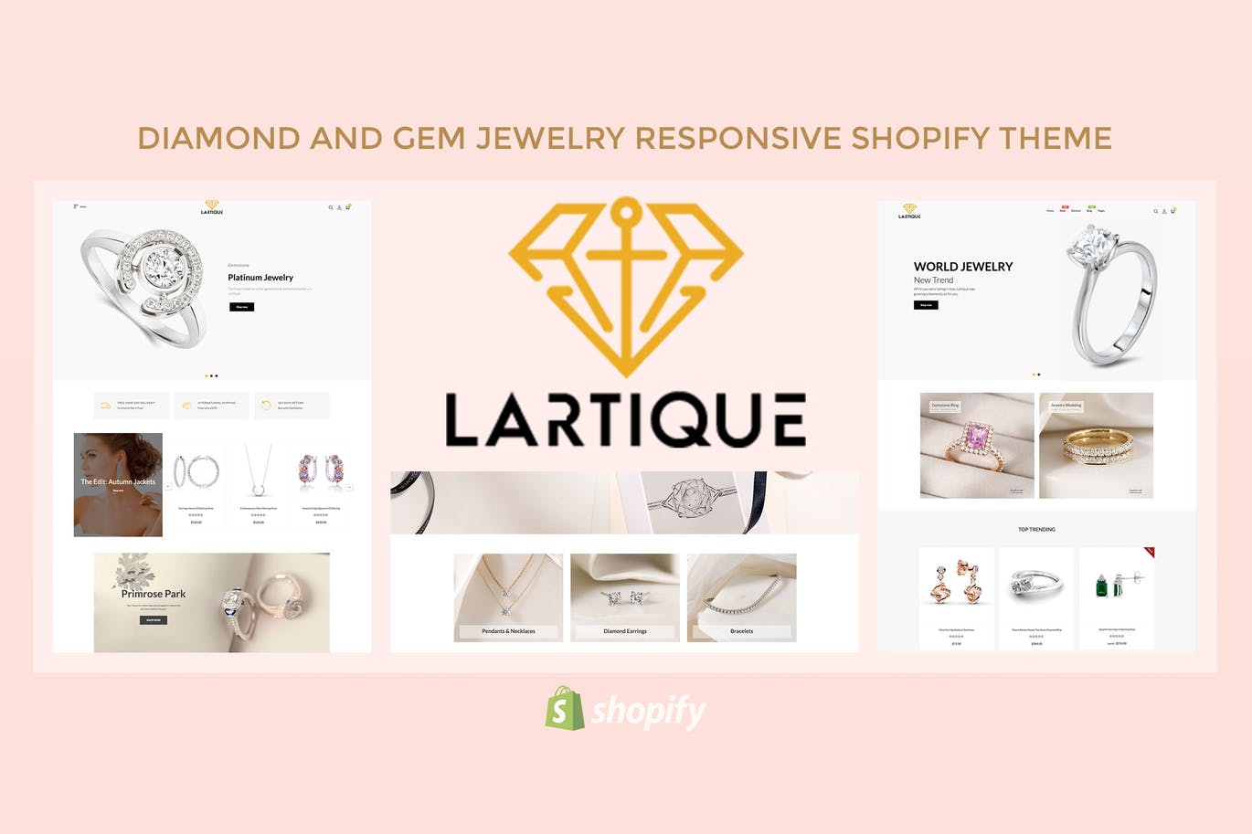 Lartique – 钻石和宝石首饰Shopify主题