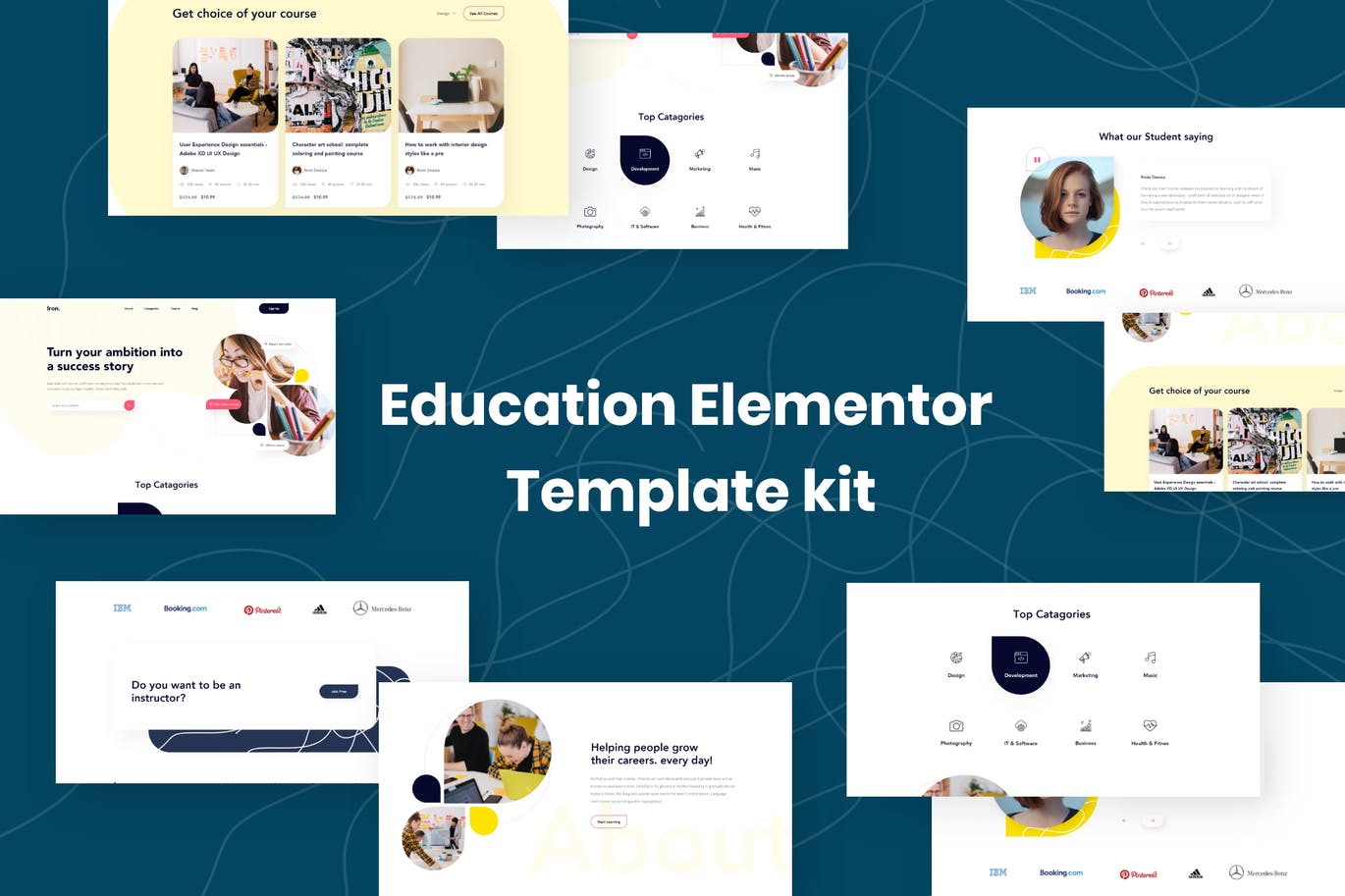 Edukit – 教育Elementor模板工具包