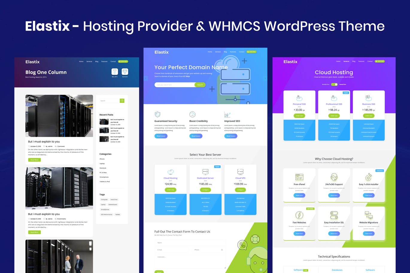 Elastix – 托管服务提供商和 WHMCS WordPress