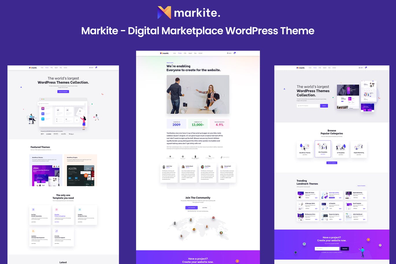 Markite – 数字市场WordPress主题
