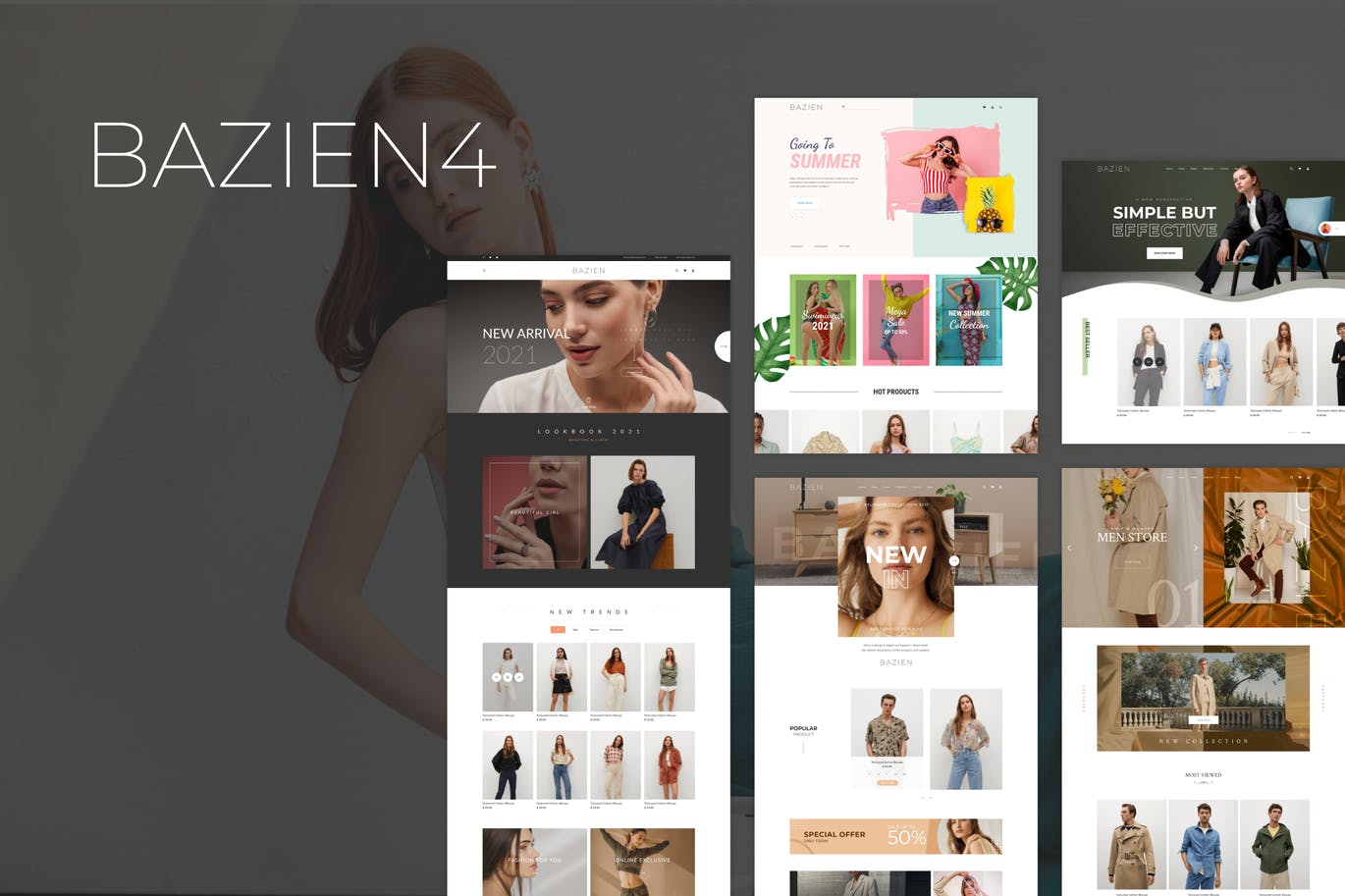 Bazien – Elementor WooCommerce主题