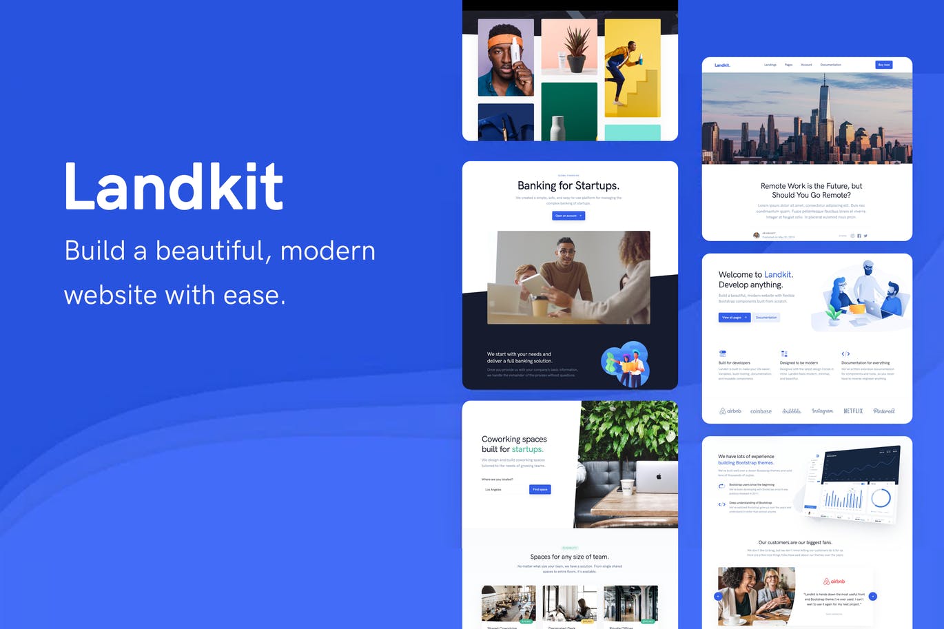 Landkit – 多功能业务的WordPress主题