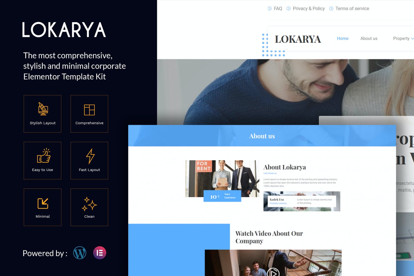 Lokarya – 房地产 Elementor Template Kit