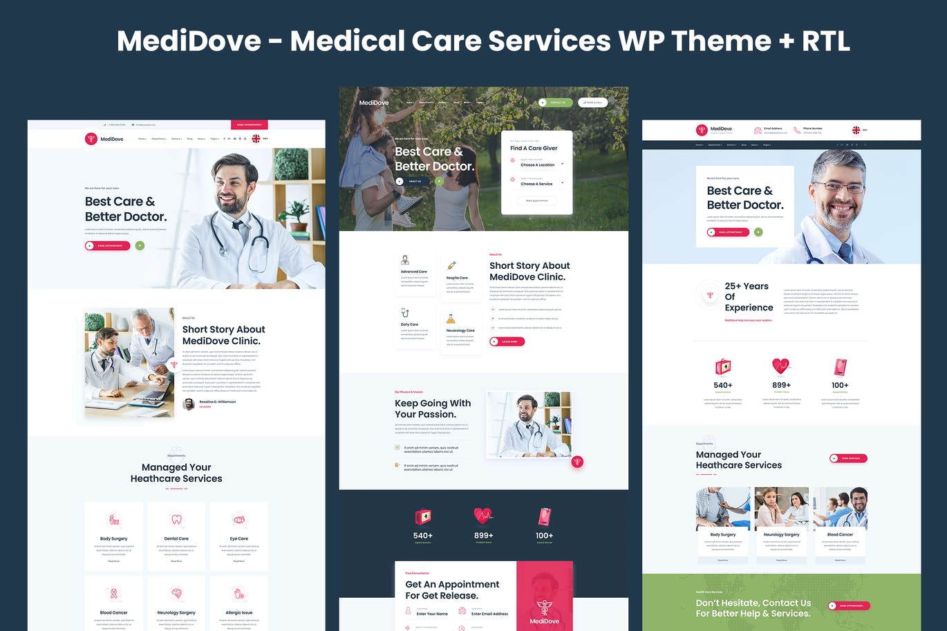 MediDove – 医疗,家庭医疗保健服务