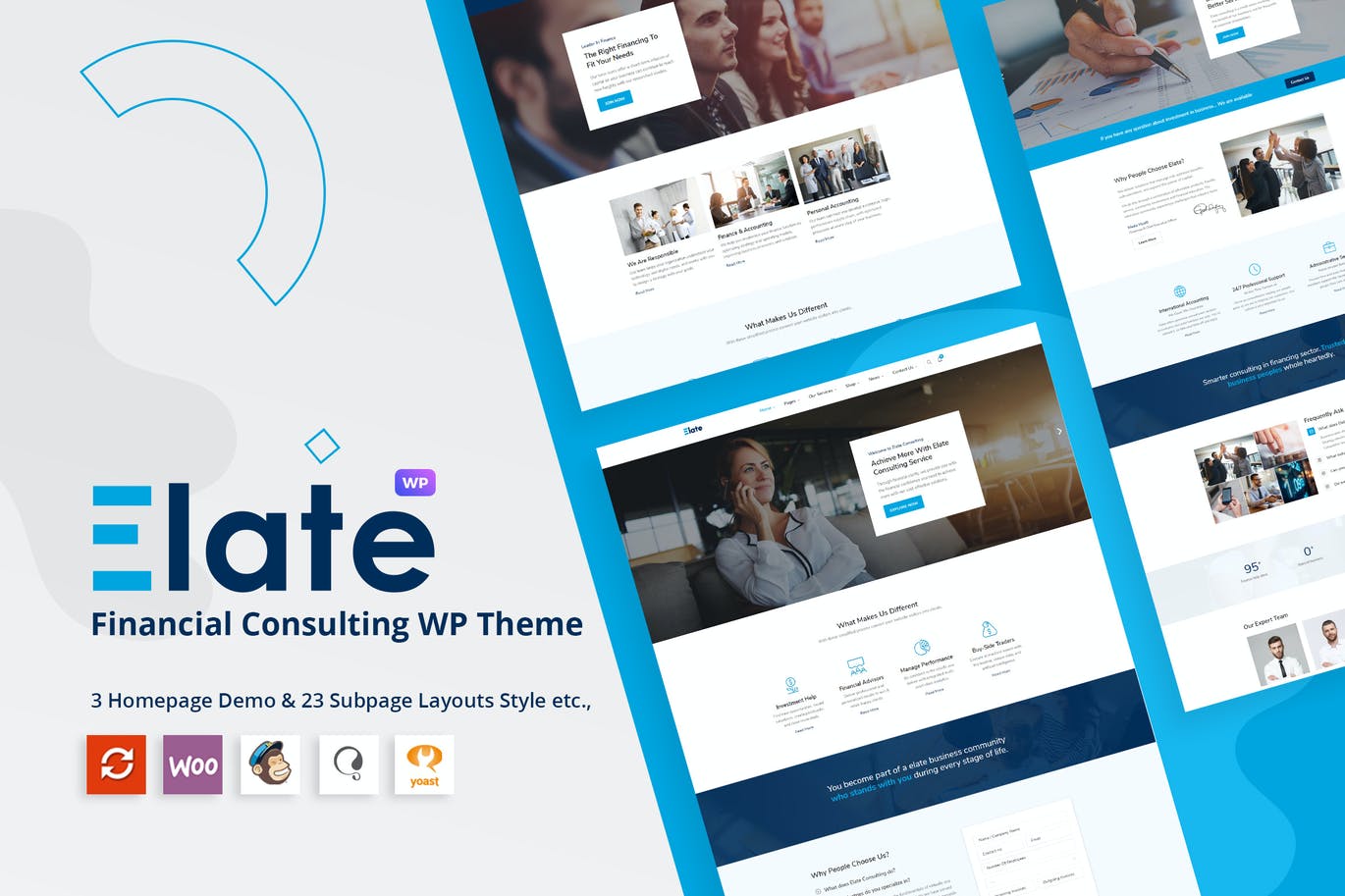 Elate | 财务咨询 WordPress 主题