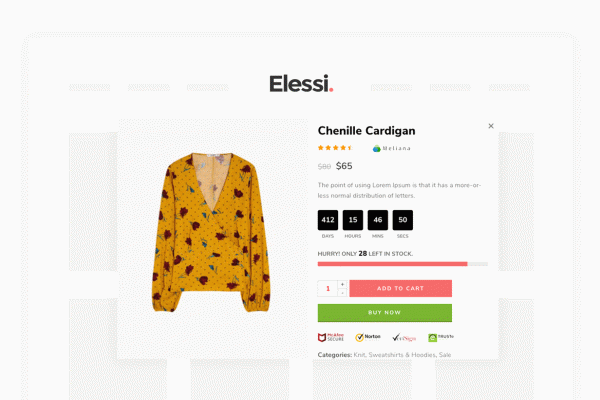 Elessi v4.7.4 – WooCommerce AJAX WordPress 商城主题 – RTL 支持
