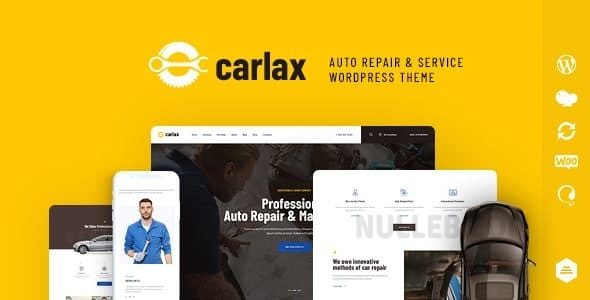 Carlax v1.0.5 – 汽车配件商城和汽车服务 WordPress 主题