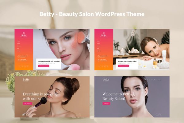 Betty – 美容院 WordPress 主题