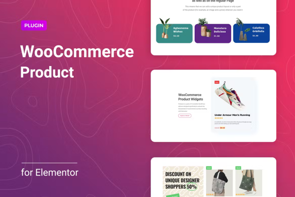 用于Elementor 的 WooCommerce 商城产品展示小工具插件