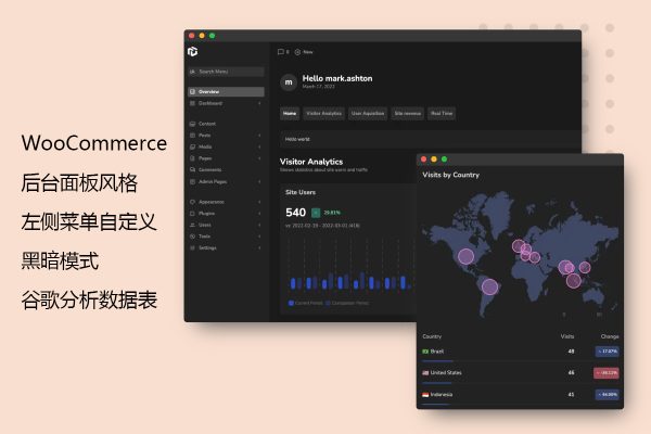 UiPress Pro(原 Admin 2020)v2.3.1.7 – 设置WordPress 仪表板UI风格插件