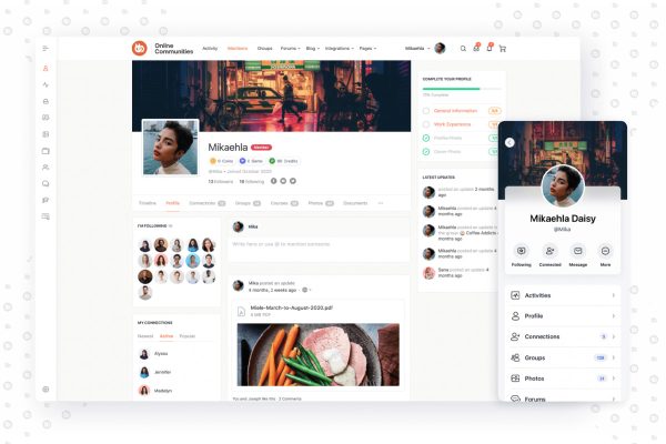 会员知识付费在线课程和创建社交平台WordPress主题 – BuddyBoss Platform Pro 1.2.0 + Theme 1.8.8