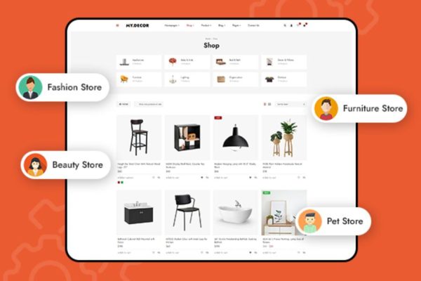 MyDecor v1.0.4 – 简约干净的家具商城模板 Elementor WooCommerce WordPress主题