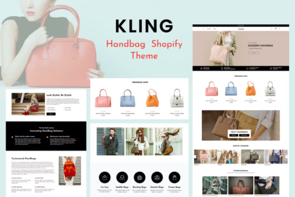 Kling – 包包、鞋履时尚商店 Shopify 主题