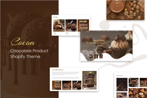 Cocoa – Chocolates Store Shopify 主题