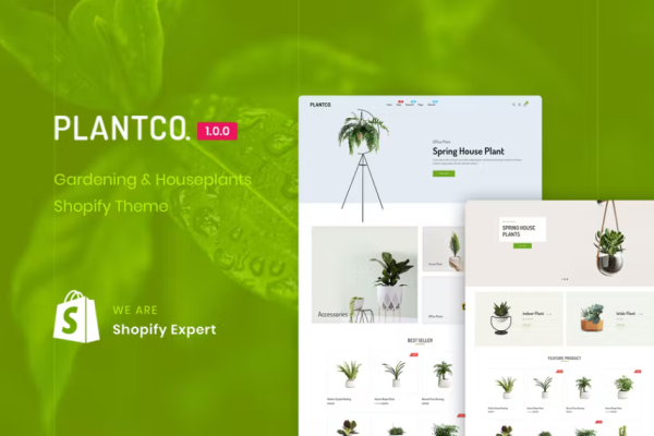 PLANTCO – 园艺和室内植物 Shopify 主题