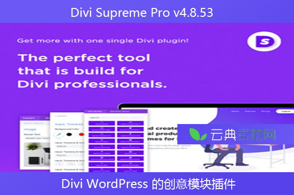 Divi Supreme Pro v4.8.53 – Divi WordPress 的创意模块插件