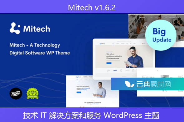 Mitech v1.6.2 – 技术 IT 解决方案和服务 WordPress 主题