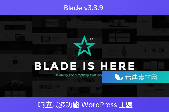 Blade v3.3.9 – 响应式多功能 WordPress 主题