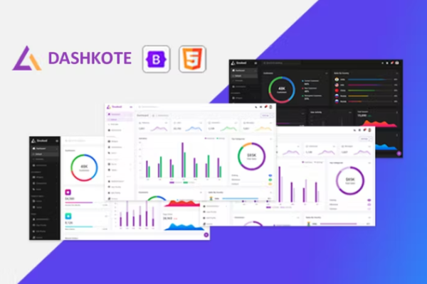 Dashkote – Bootstrap5 管理模板