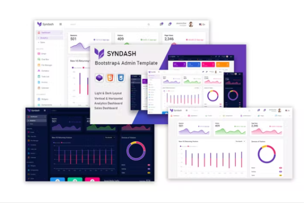 Syndash – Bootstrap5 管理模板