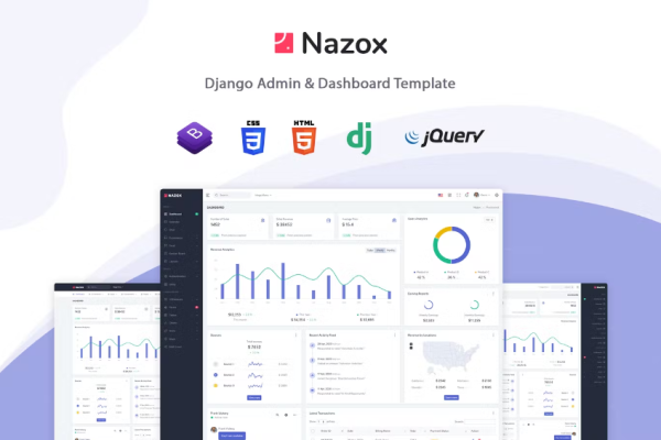 Nazox – Django 管理和仪表板模板