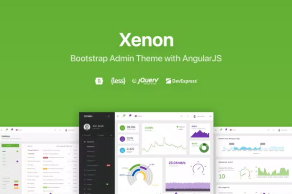 Xenon – 使用 AngularJS 的引导管理主题