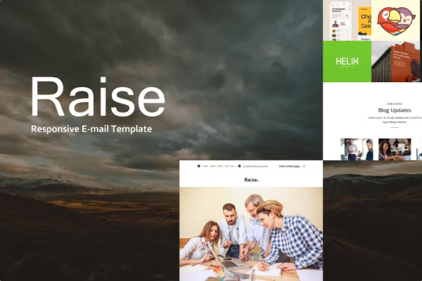 Raise Mail – 响应式电子邮件模板