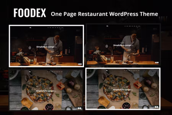 Foodex – 单页餐厅 WordPress 主题