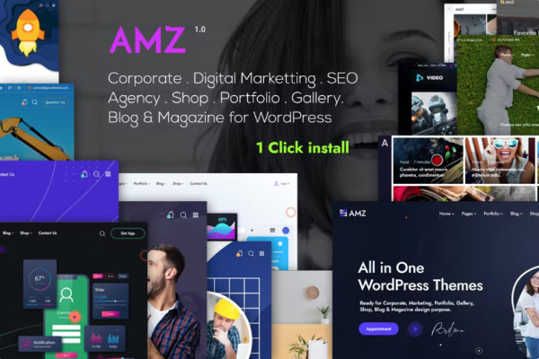 AMZ – 多合一创意 WordPress 主题