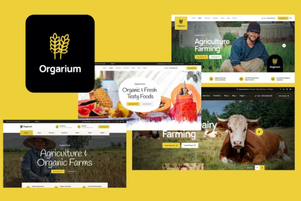 Orgarium – 农业农业 HTML 模板