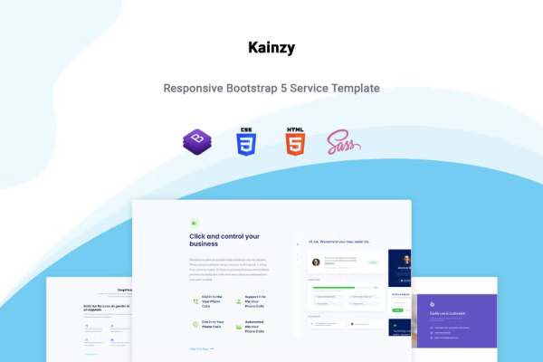 Kainzy – 服务部分模板