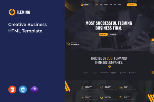 Fleming – 创意商业服务 HTML 模板