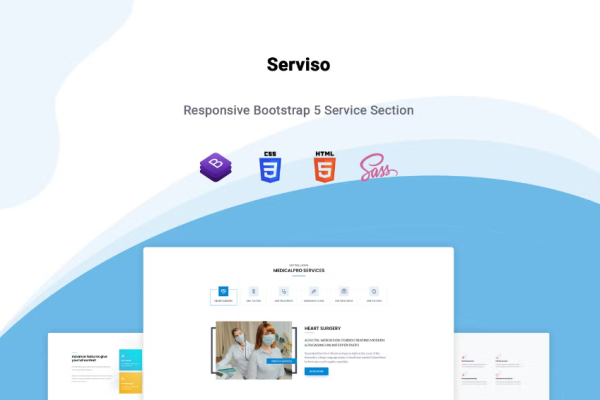 Serviso – 创意服务部分模板