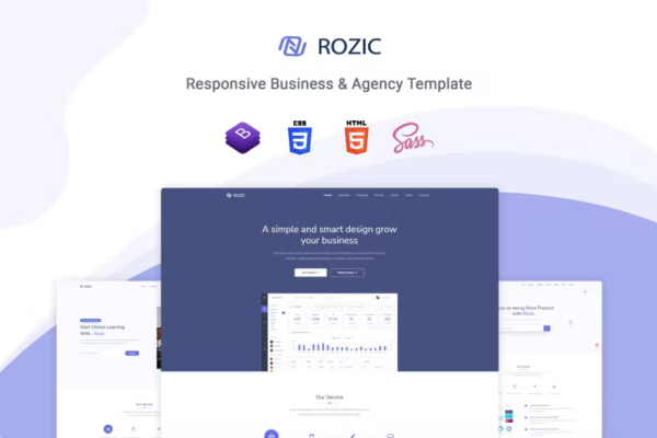 Rozic – 创意 HTML5 模板